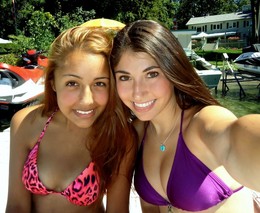 Funny teen girls in swimsuits, erotic