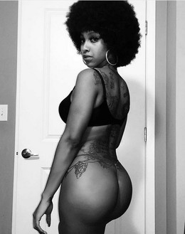 Mixed photos of curvy black hoes in